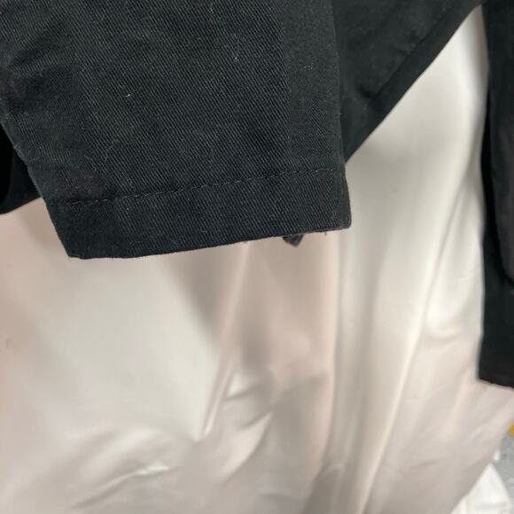 New Wrangler Mens 44x30 Black Cargo Pants Relaxed Fit Tech Pocket Cotton Utility - Picture 7 of 15